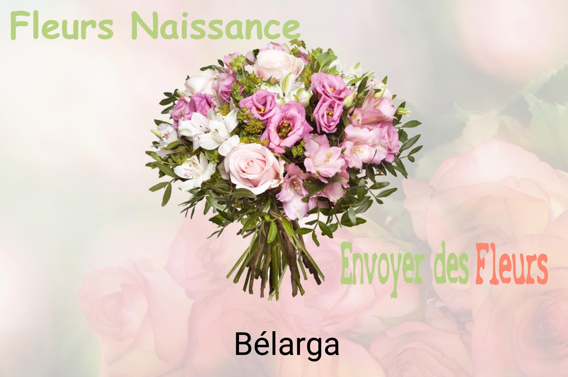 Bouquet de fleurs de naissance livré à Bélarga